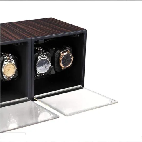 Vista 2 de Watch Shaker, Automatic Mechanical Watch, Winding Box, Winding Box, Watch Box, Rotating Watch Box, Table Shaker Fashion (A)
