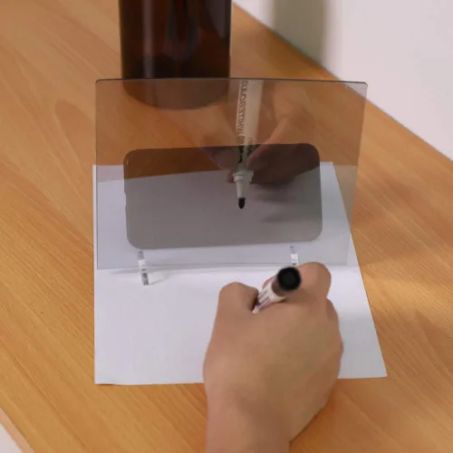 Vista 7 de Simlug Tablero de seguimiento óptico portátil, proyector de dibujo IP65, un espejo mágico para estudiantes, adultos, artistas, principiantes