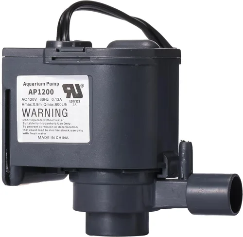 Vista 4 de AC 120V AP1200 Máquina de hielo de agua de flujo grande comercial Bomba de agua Pequeña bomba sumergible de circulación para HZB-30F, HZB-38F
