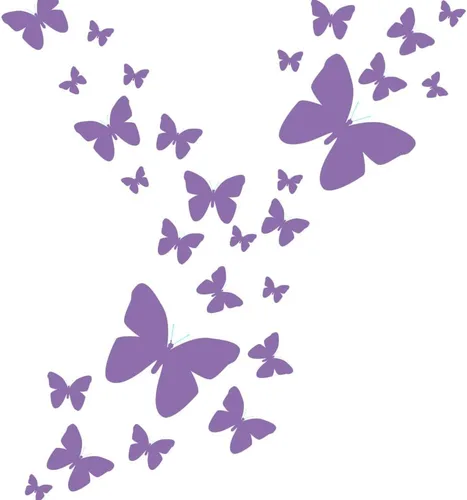 Vista 14 de Calcomanías de pared de mariposa negra, decoración de dormitorio de niñas, decoración de dormitorio para niños, guardería de bebé, adolescentes Negro