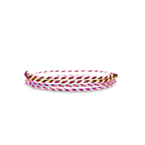 Vista 25 de Made by Nami 2 Pcs Wave String Ankle Bracelets for Women Waterproof & Adjustable Thin Braided Anklet Surfer Boho Ankle Bracelet Set of 2 Beach Multi