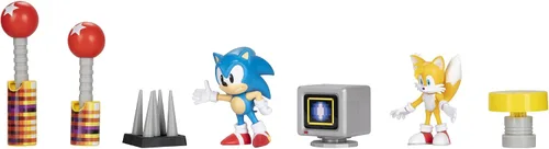 Vista 3 de Sonic The Hedgehog Juego de diorama de figuras de acción de 2.5 pulgadas