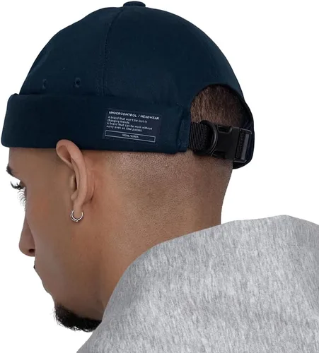 Vista 10 de UNDERCONTROL Gorro de marinero sin borde Leon de pescador sin visera Miki Skull Docker Beanie Trawler Táctico Cap de anillo para hombres y mujeres