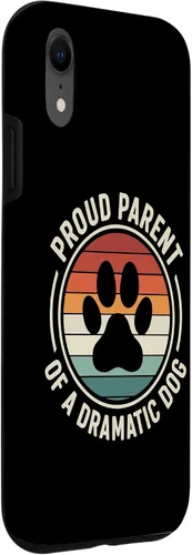Vista 3 de Proud Parent of A Dramatic Dog Case for iPhone XR