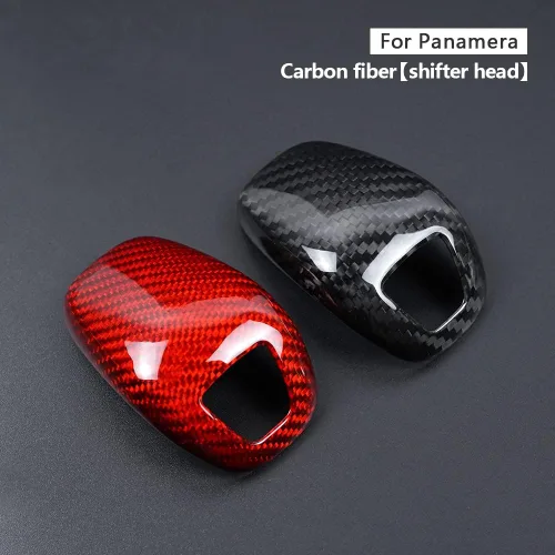 Vista 5 de Cubierta de fibra de carbono real para Porsche Panamera 2017-2025Porsche Panamera Accesorios (rojo)