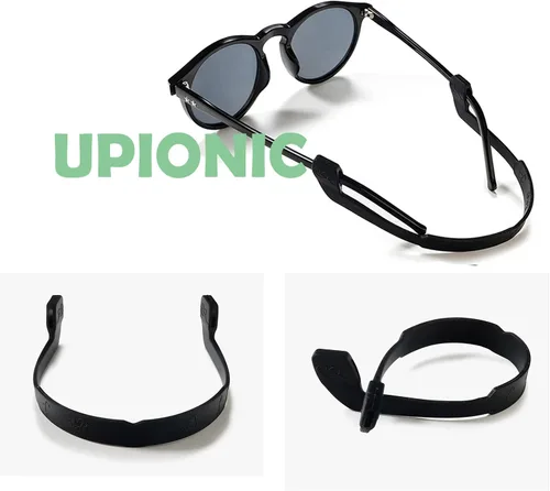 Vista 5 de Retenedores de gafas de la correa de las gafas, correa de gafas de silicona, correas elásticas antideslizantes para gafas de sol deportivas, 3