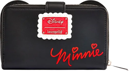 Vista 3 de Loungefly Cartera Disney cartera con orejas de lazo de Minnie Mouse, exclusiva de Tienda