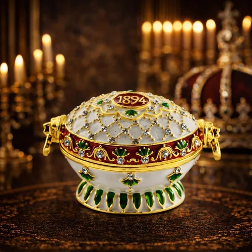 Vista 2 de BestPysanky Huevo de Pascua imperial real renacentista 1894