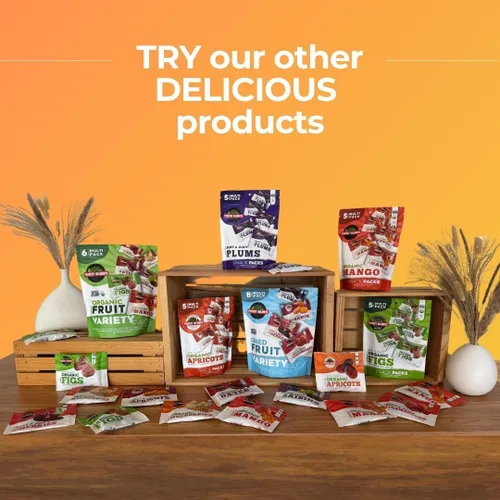 Vista 6 de Perfect Delights Higos turcos orgánicos, veganos, higos deshuesados secados al sol, aperitivo de fruta saludable para niños y adultos, paquete