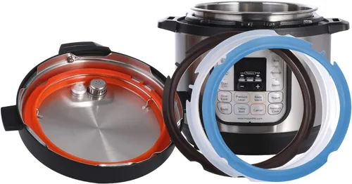 Vista 4 de STYDDI Paquete de 4 anillos de sellado para Instant Pot Mini de 3 cuartos de galón, junta de repuesto de silicona de grado alimenticio