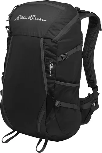 Vista 15 de Eddie Bauer Adventurer - Mochila con Compartimentos Organizados y Manga Compatible con Hidratación/Laptop, Adventurer - Negro, 25L