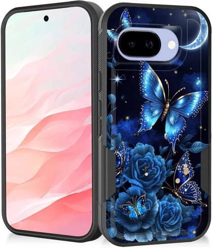 Vista 33 de Funda para Pixel 7a, resistente de doble capa híbrida de policarbonato duro de goma suave a prueba de golpes para Google Pixel 7A 6.1 pulgadas