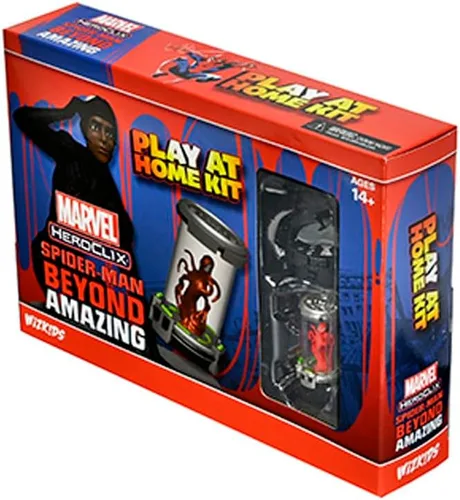 Vista 4 de Marvel HeroClix: Spider-Man Beyond Amazing Play at Home Kit Miles Morales