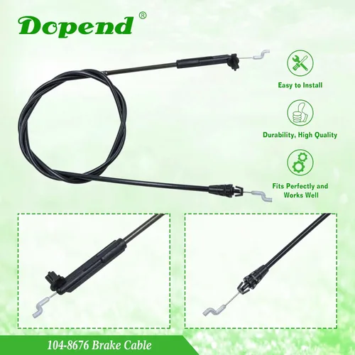 Vista 6 de 104-8676 Cable de freno para Toro Recycler 22" Cable del acelerador 20013, 20014, 20016, 20017, 20018, 20031, 20041, 20047, Reemplaza cable de freno