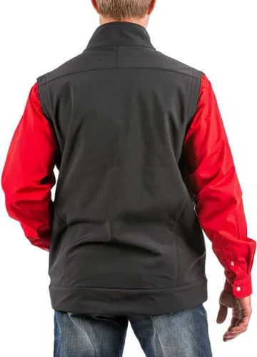 Vista 3 de Cinch Men's Bonded Softshell Vest with Concealed Carry Pockets