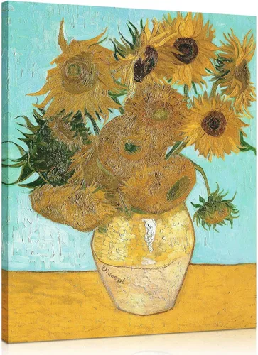 Vista 11 de Van Gogh Arte de Pared en Lienzo: Reproducción de Pintura al Óleo Almendro en Flor Imagen de Flores Decoración de Habitación, Impresiones de Arte
