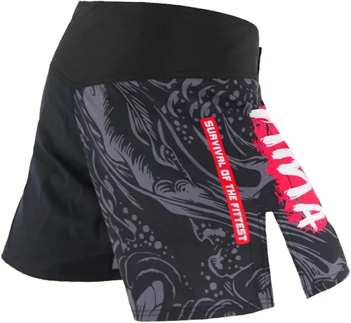 Vista 7 de SUOTF Pantalones cortos de boxeo para hombres y hombres, BJJ para hombres