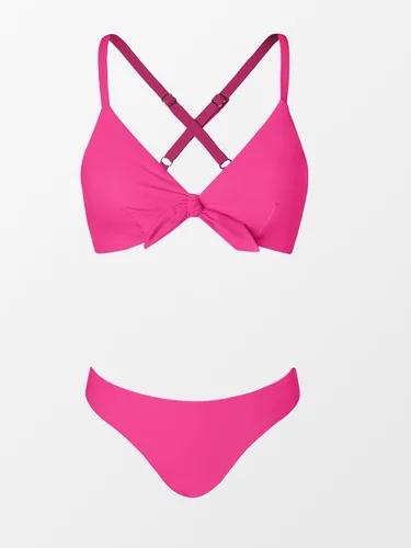 Vista 121 de CUPSHE - Conjunto de bikini de dos piezas para mujer, estampado floral y detalle de nudo de conejo