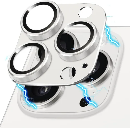 Vista 18 de Protector de lente de cámara compatible con iPhone 15 y 15 Plus, protector de pantalla de vidrio templado antiarañazos, a prueba de golpes, funda