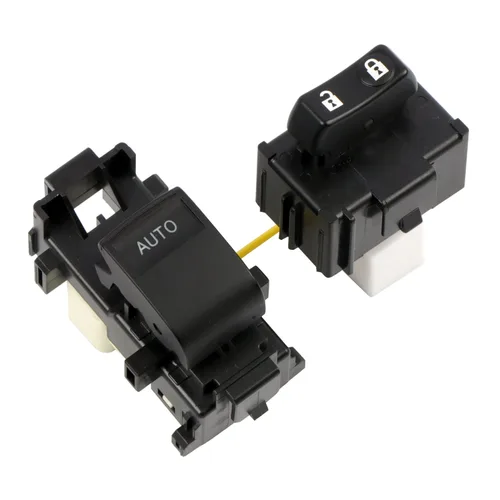 Vista 5 de HIGH FLYING 2007-2021 para Toyota Tundra Master Interruptor de Ventana Eléctrica con LED del Lado del Conductor 1PC con Luz Azul