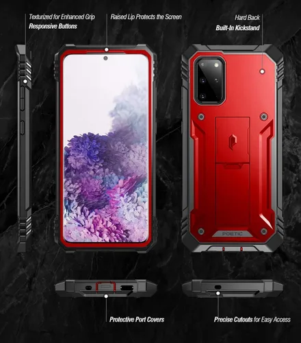 Vista 2 de Poetic Revolution Series - Funda para Samsung Galaxy S20 Plus/Galaxy S20+, cuerpo completo, resistente, de doble capa, a prueba de golpes