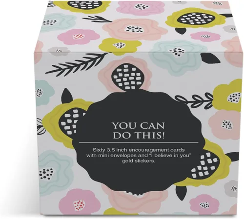 Vista 12 de Dessie 60 tarjetas inspiracionales con sobres de 3.5 x 3.5. Sellos "Eres Increíble" para reconocimiento, aliento, gratitud, afirmaciones positivas