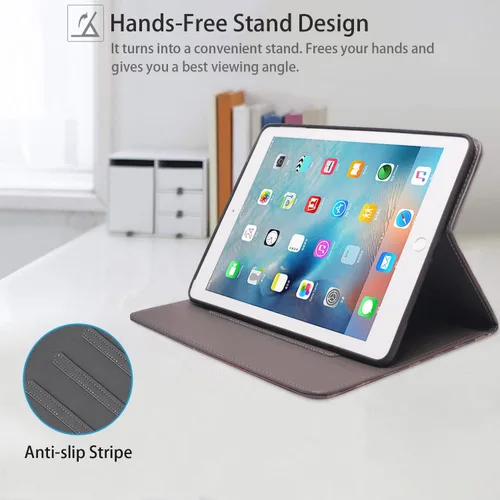 Vista 3 de Funda para iPad Mini 5/Mini 4, iPad Mini 1/2/3, Funda de piel sintética premium con función de encendido automático inteligente para iPad Mini 5ª/4ª