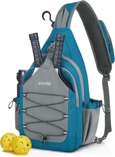 Vista 13 de G4Free Pickleball Bag, Crossbody Sling Bag for Men Women, Pickleball Backpack, Pickle Ball Paddle Bag Gifts for Sports