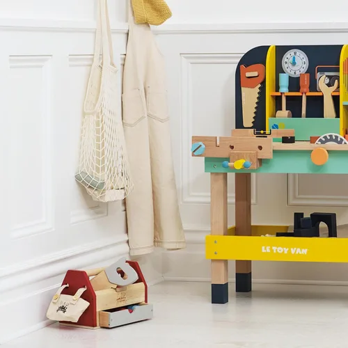 Vista 3 de Le Toy Van - Caja de herramientas de construcción y herramientas de madera