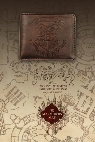 Vista 7 de HPHarry Potter Billetera Wizardry en relieve, marrón, clásica, Marrón, Classic