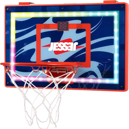 Vista 7 de Aro de Baloncesto Mini Oficial de Techo Jesser con (2) Bolas Exclusivas Divertido Juego de Interior para Todas las Edades 6+