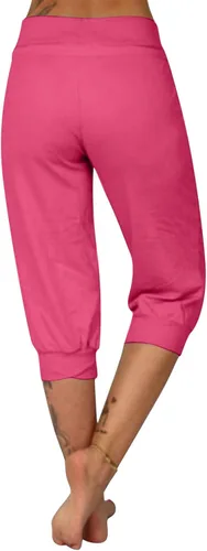 Vista 3 de Pantalones deportivos capri de yoga para mujer, holgados, cómodos, para descansar, entrenamiento, atléticos, pantalones deportivos con bolsillos