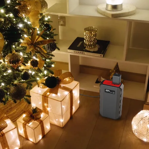 Vista 9 de SinKeu Banco de energía portátil de 24000 mAh con salida de CA, cargador portátil para portátil de 88.8 Wh, estación de energía portátil