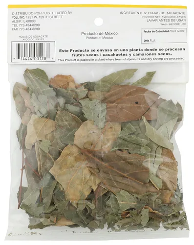 Vista 2 de Hojas De Aguacate - Hojas de Aguacate 1/4 oz (2 paquetes)