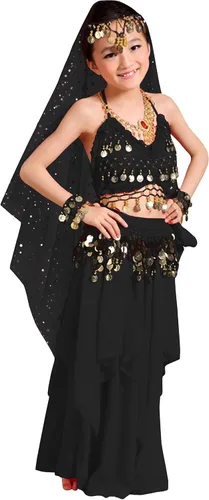 Vista 34 de Astage Disfraz de princesa para niñas, ropa de Halloween, vestido de carnaval, danza, todos los conjuntos