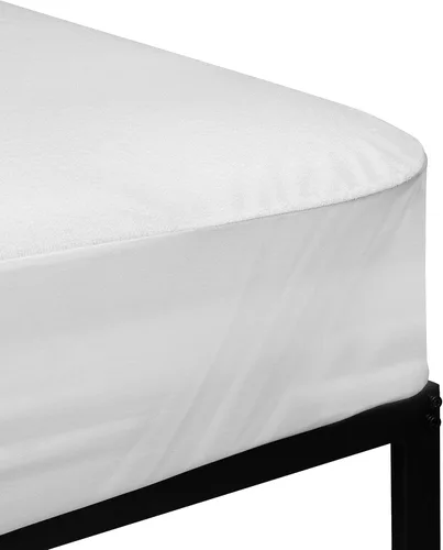 Vista 7 de Flash Furniture - Protector de colchón 100 % impermeable, sin vinilo, de alta calidad, con suave tejido suave transpirable, de tamaño matrimonial