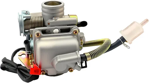Vista 7 de Carburador GY6 de 150 cc con filtro de aire de repuesto de colector de admisión para motores GY6 de 4 tiempos, estrangulador eléctrico, motocicleta
