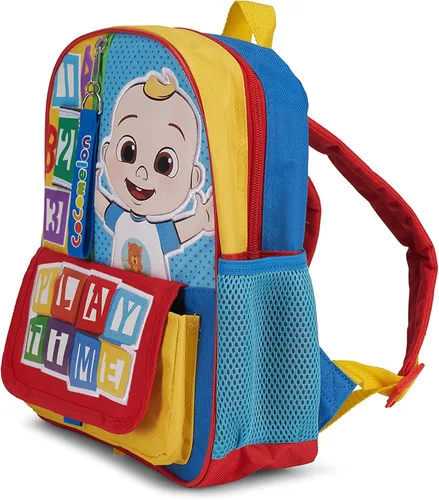 Vista 3 de AI ACCESSORY INNOVATIONS Cocomelon JJs Playtime - Mini mochila interactiva para niños y niñas mochila escolar preescolar con espalda acolchada