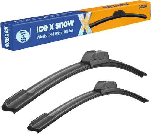 Vista 58 de Escobillas limpiaparabrisas repelentes al agua de 13"+13" de repuesto para JEEP Wrangler TJ 2006 2005 2004 2003 2002 2001 2000 1999 1998 1997