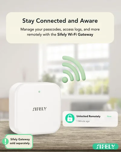 Vista 3 de Cerradura inteligente de entrada sin llave con teclado, control de aplicación y bloqueo automático para el hogar, Airbnb y alquiler, más de 150
