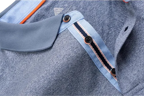 Vista 72 de V VALANCH Polo de golf de manga corta para hombre, estilo casual, con cuello que absorbe la humedad
