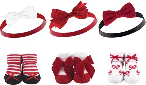 Vista 72 de Hudson Baby Conjunto de regalo de diadema y calcetines para niña