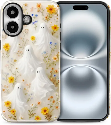 Vista 60 de Funda para iPhone 13 iPhone 14, a prueba de golpes, funda protectora híbrida de 2 capas, doble protección contra caídas, antiarañazos, diseño Rojo