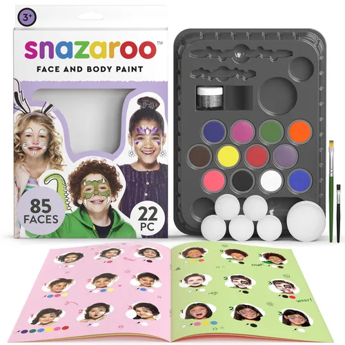 Vista 12 de Snazaroo pintura facila para fiesta