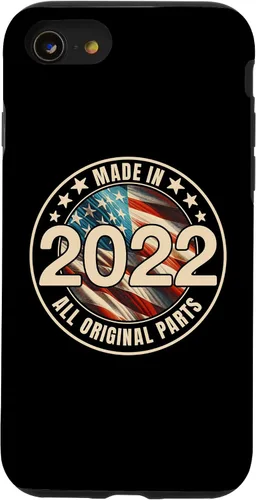 Vista 13 de iPhone 15 Made In 2022 All Original Parts Year Vintage Vintage Case