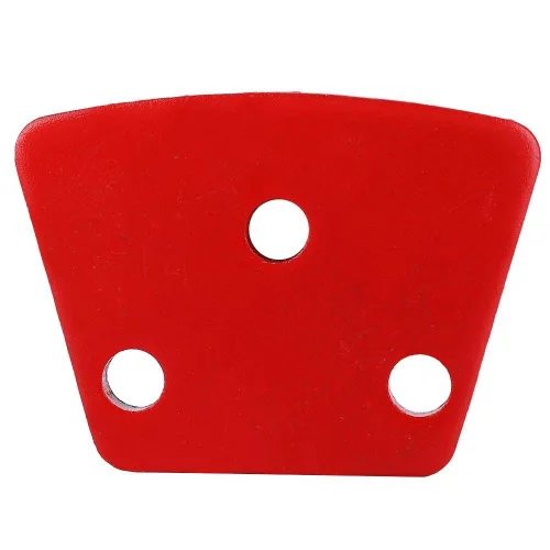 Vista 6 de Disco de almohadilla de molienda de piso, 3 piezas, raspador abrasivo trapezoidal de grano 30 en forma de abanico de 2 dientes, herramientas