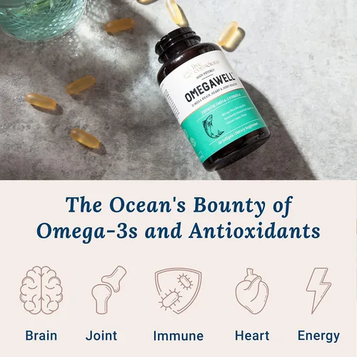 Vista 5 de Live Conscious OmegaWell - Aceite de pescado y MagWell MagWell Magnesio Zinc y Vitamina D3 Salud ósea y cardíaca, apoyo del sistema inmunológico +