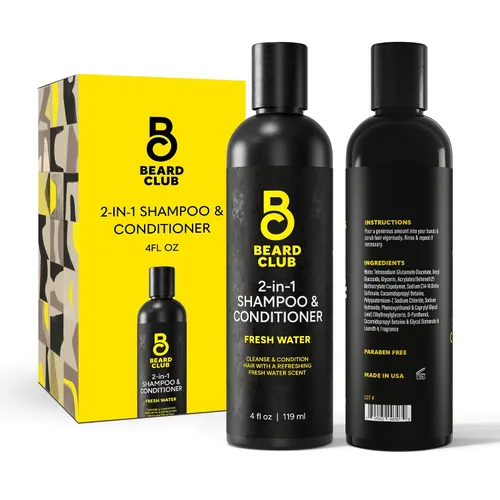 Vista 12 de The Beard Club Gel de ducha resistente para hombre con limpieza exfoliante, espuma rica y aroma característico, gel de baño para hombre