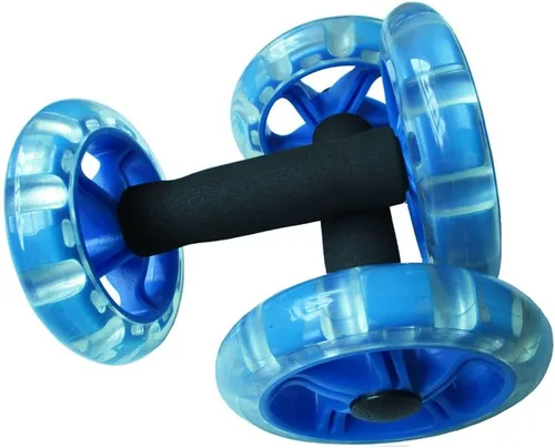 Vista 5 de Entrenador abdominal Dispositivos de rueda de entrenamiento Rueda de rodillos Núcleo de ejercicio Rueda de ejercicio Núcleo de abdominales Rueda