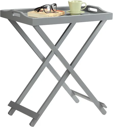 Vista 4 de Pemberly Row Mesa de bandeja plegable en gris